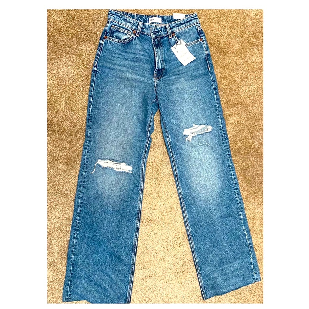 Zara high-waisted jeans